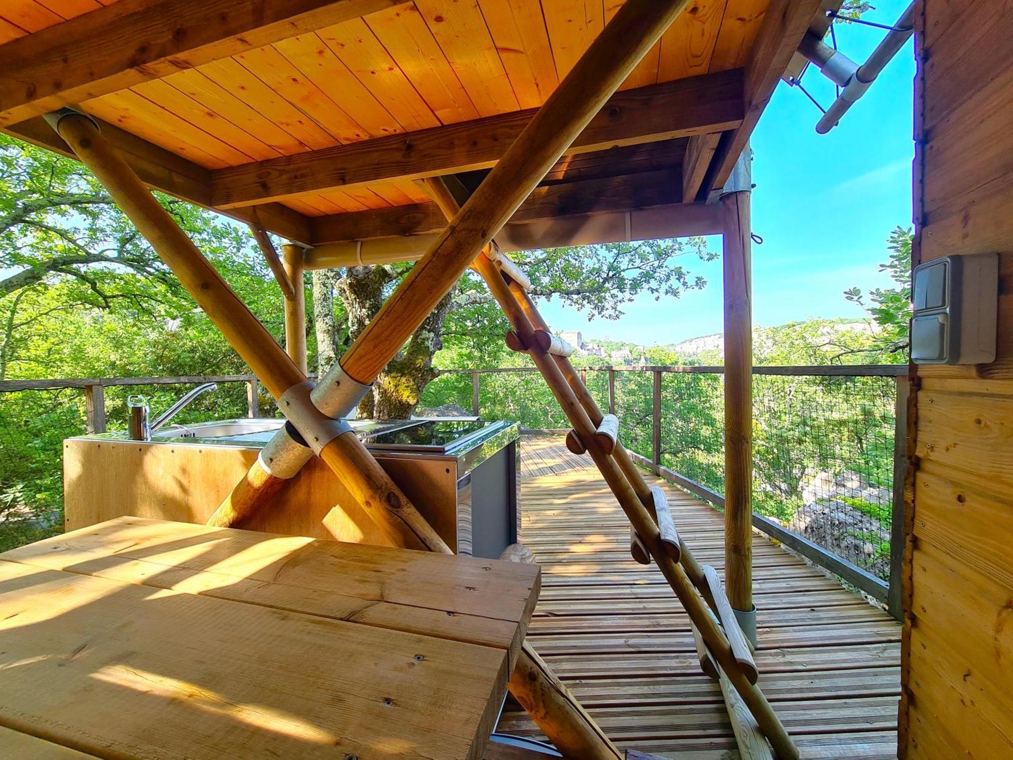 Cabanes Lodges Le Serviere Balazuc Exterior photo